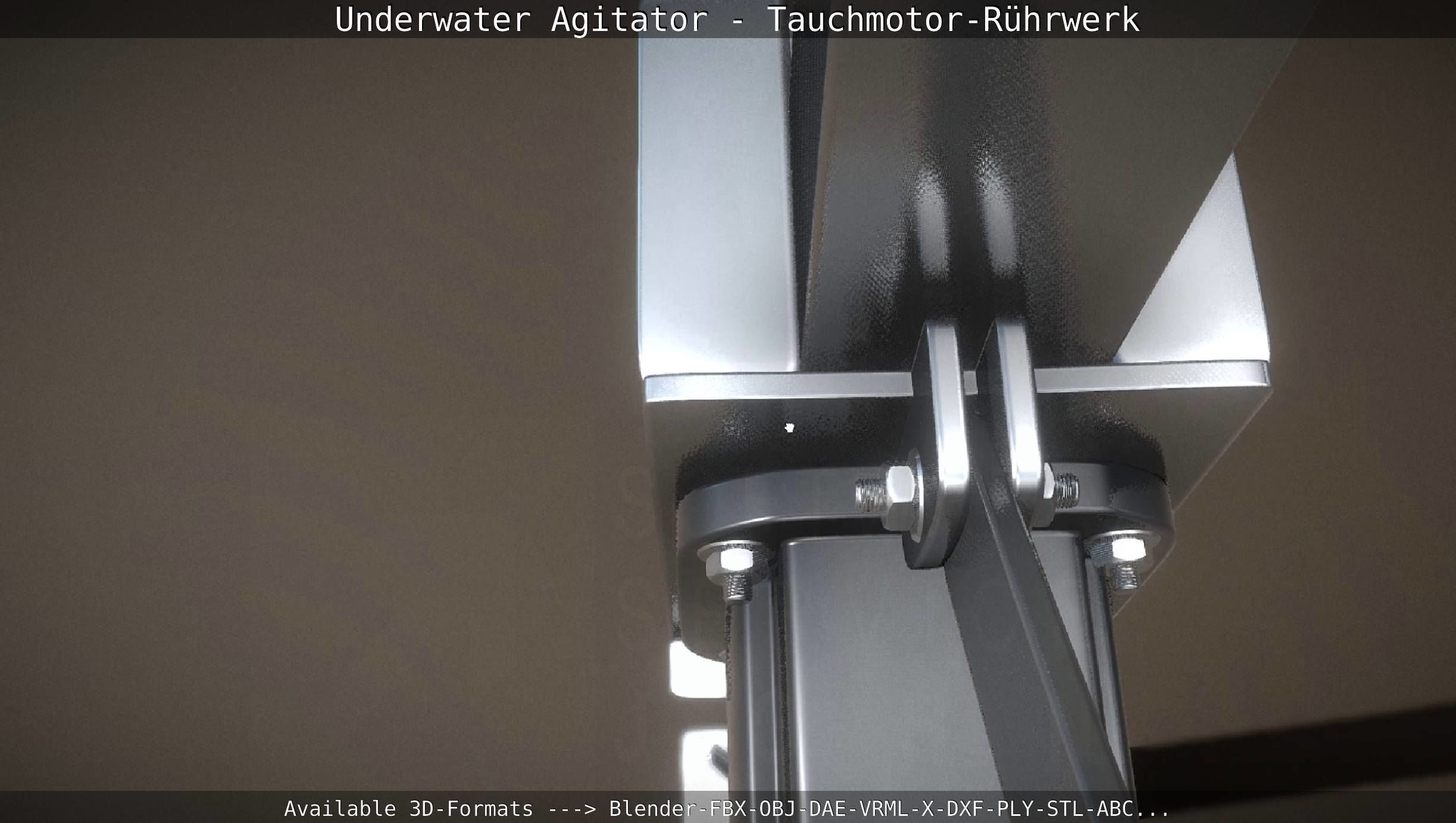 Underwater Agitator - Tauchmotor-Ruehrwerk 1 High-Poly Version 3D model_92