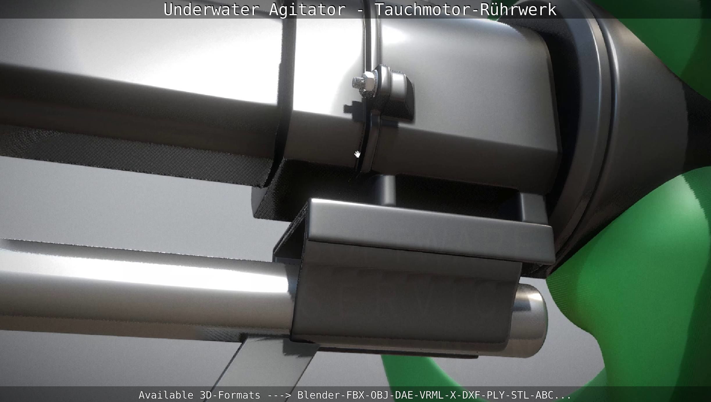 Underwater Agitator - Tauchmotor-Ruehrwerk 1 High-Poly Version 3D model_103