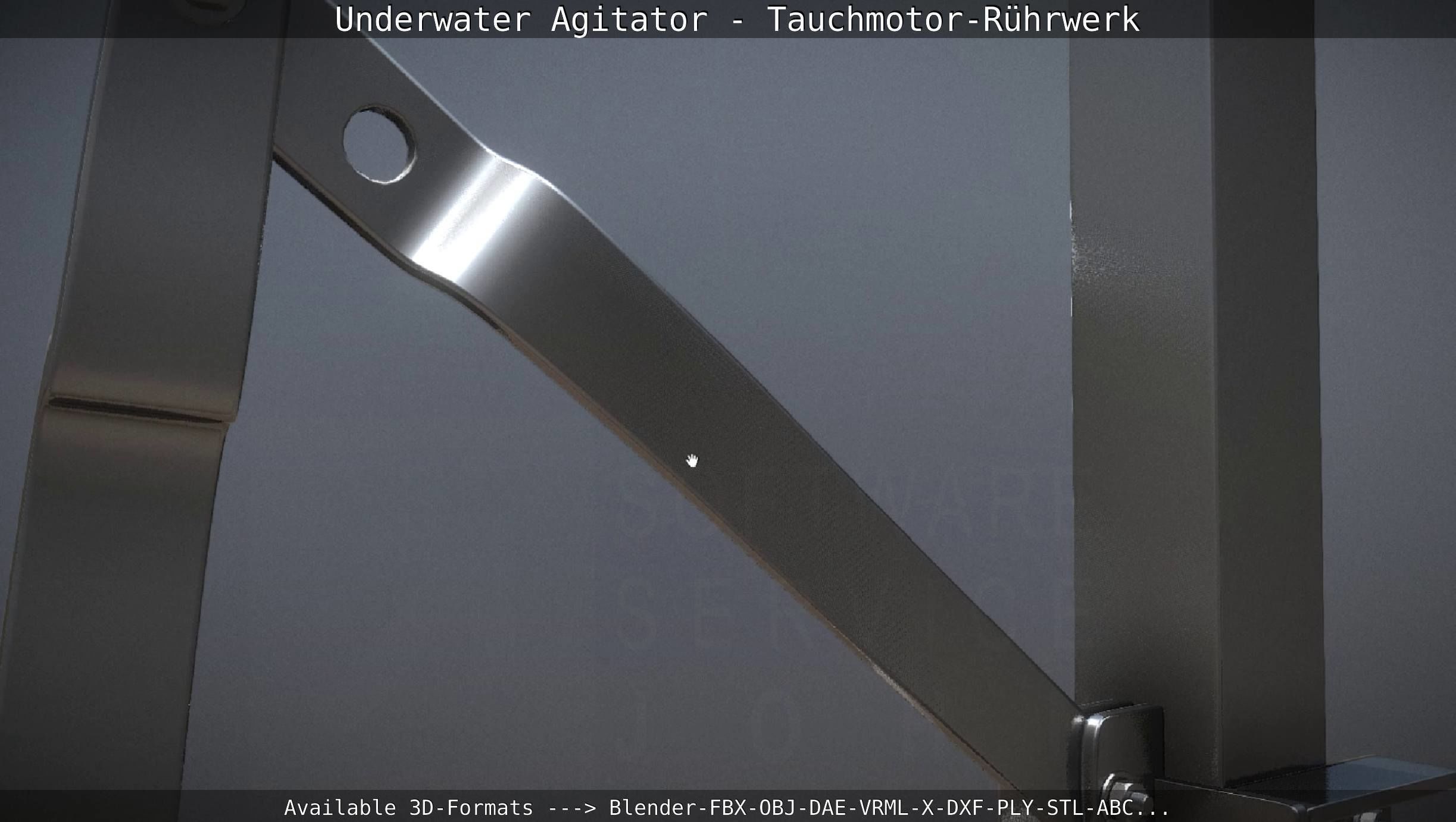 Underwater Agitator - Tauchmotor-Ruehrwerk 1 High-Poly Version 3D model_82