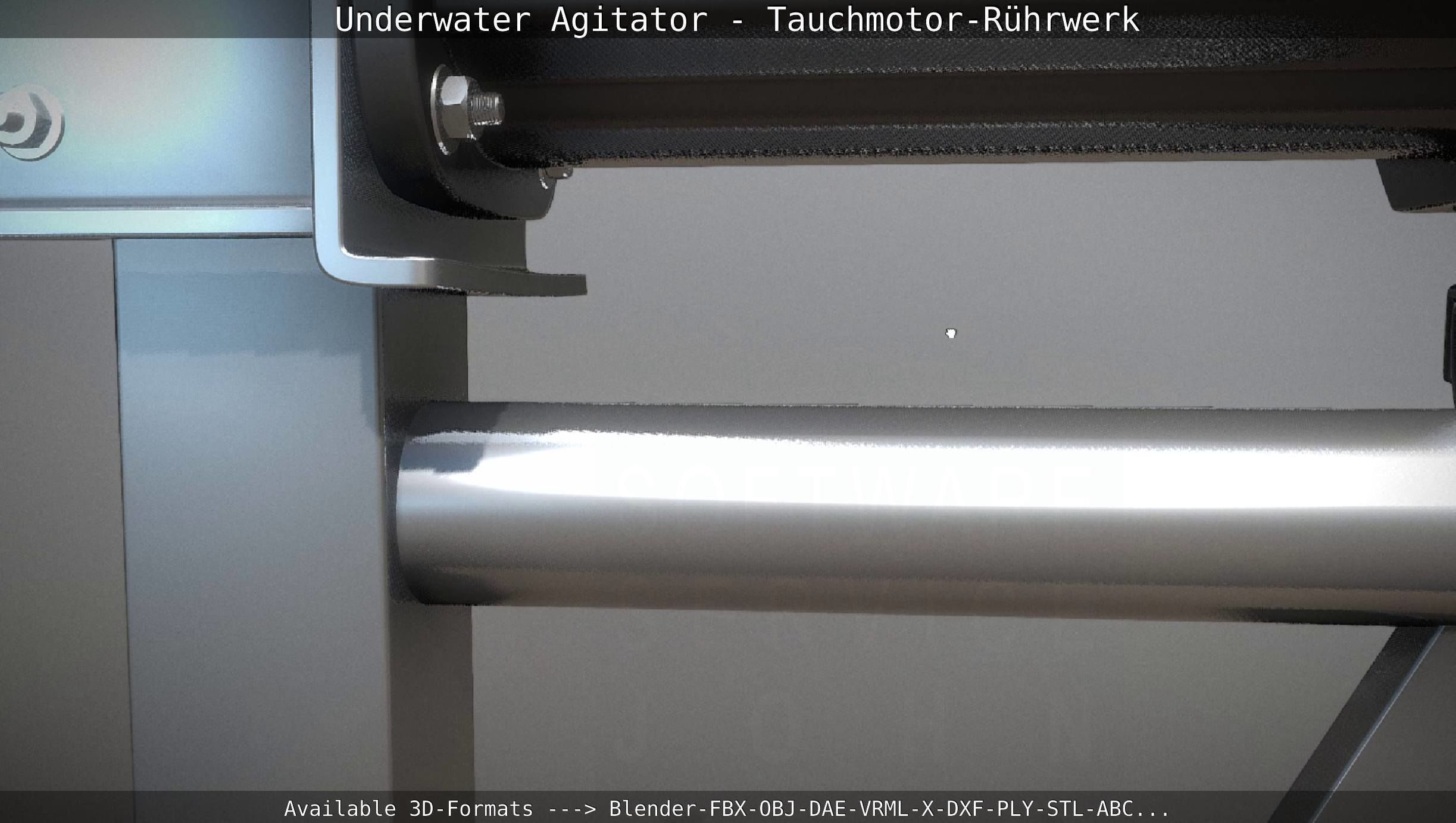 Underwater Agitator - Tauchmotor-Ruehrwerk 1 High-Poly Version 3D model_97
