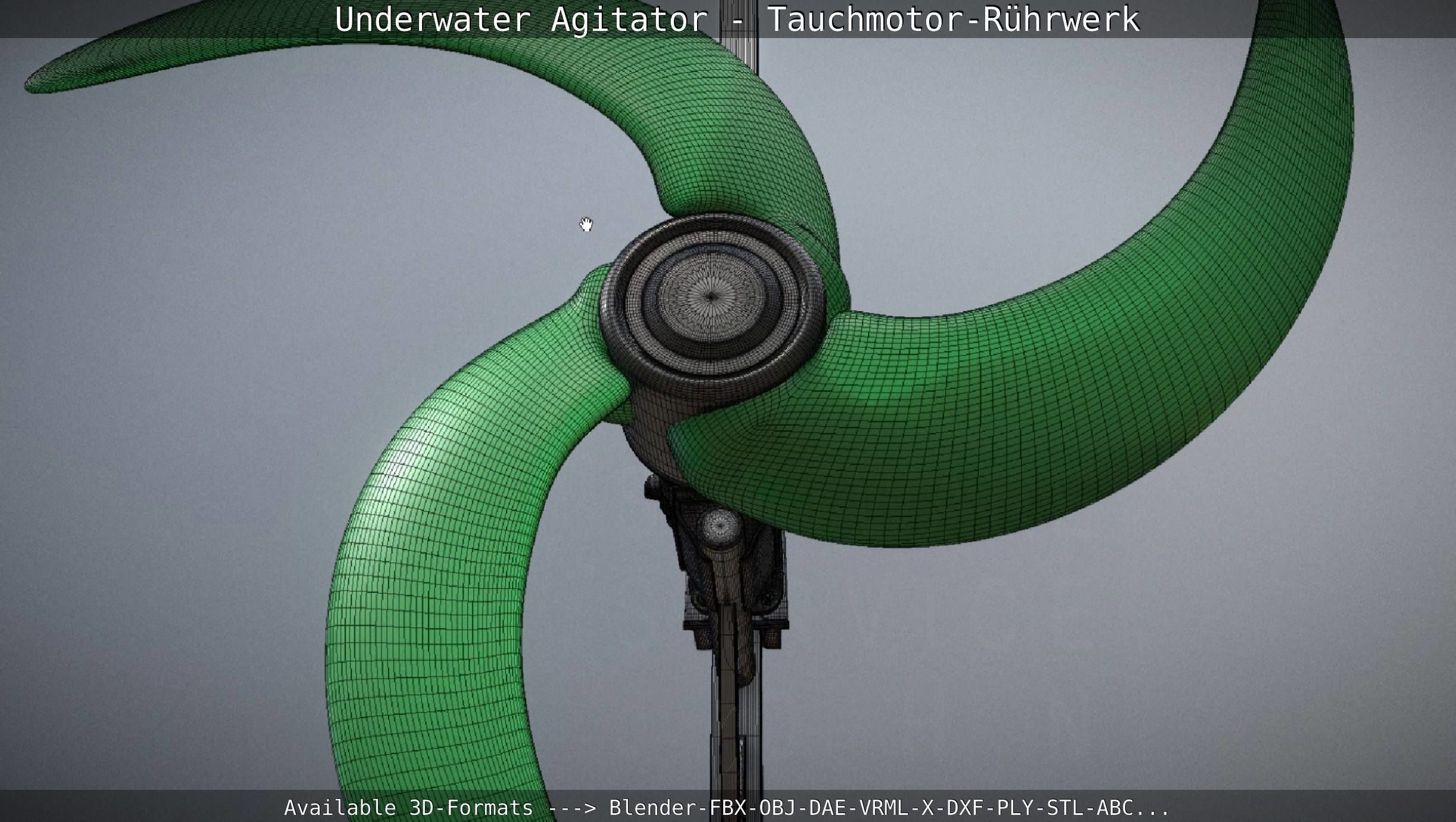 Underwater Agitator - Tauchmotor-Ruehrwerk 1 High-Poly Version 3D model_122