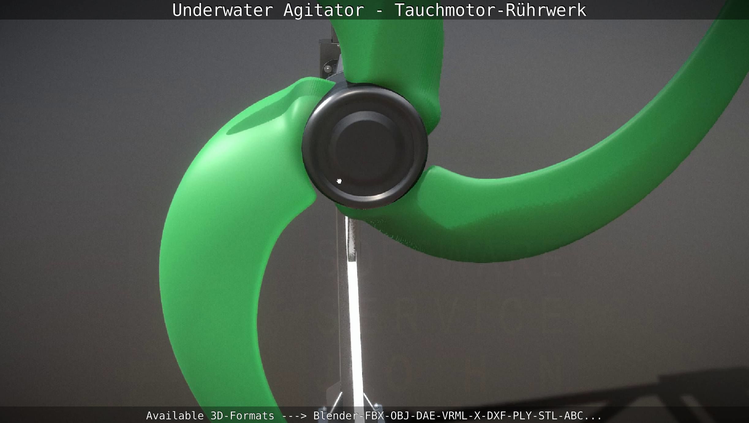 Underwater Agitator - Tauchmotor-Ruehrwerk 1 High-Poly Version 3D model_124