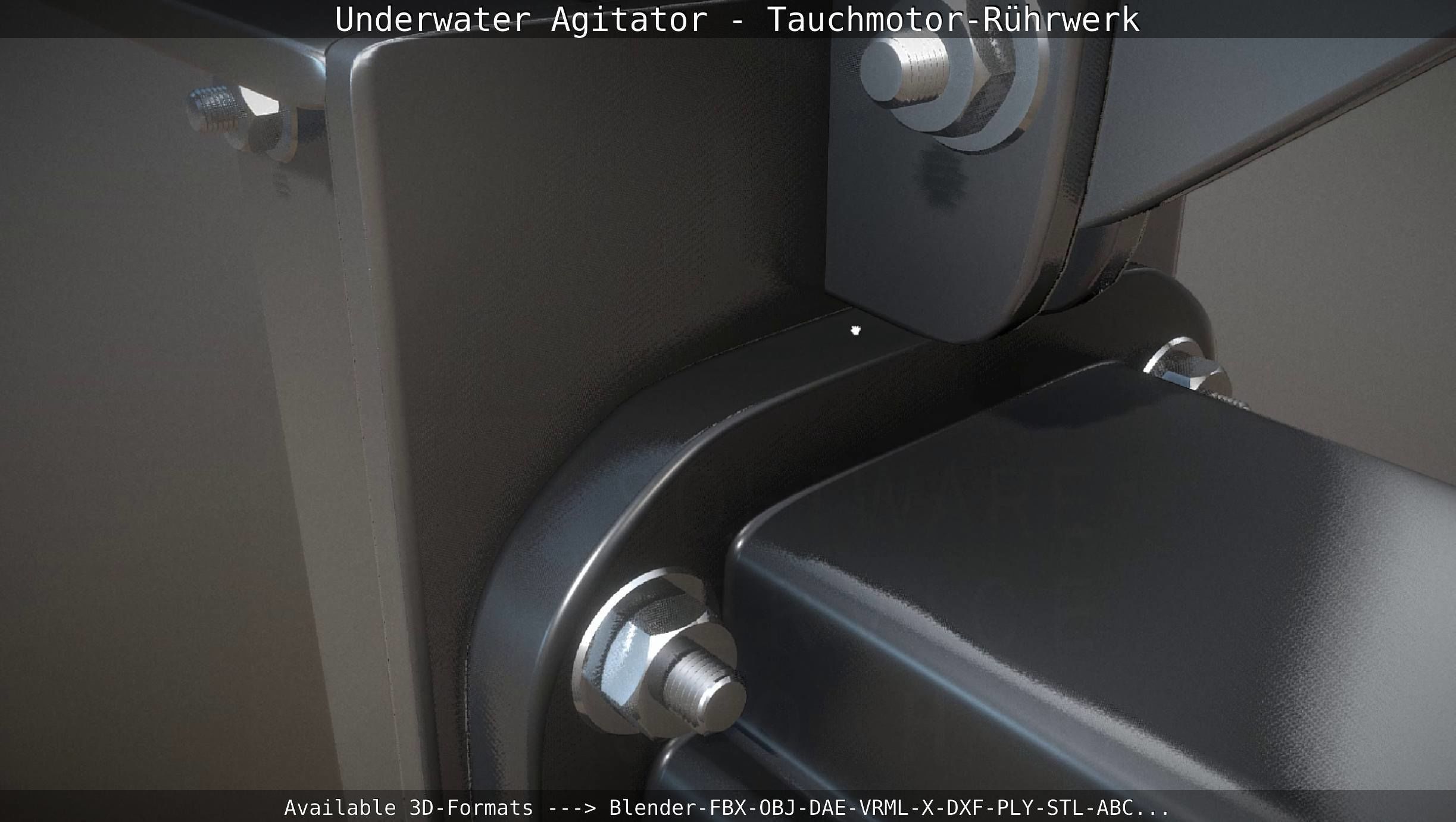 Underwater Agitator - Tauchmotor-Ruehrwerk 1 High-Poly Version 3D model_85