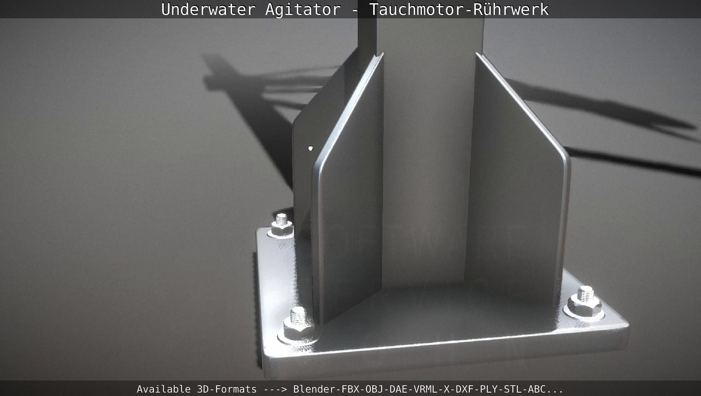 Underwater Agitator - Tauchmotor-Ruehrwerk 1 High-Poly Version 3D model_55