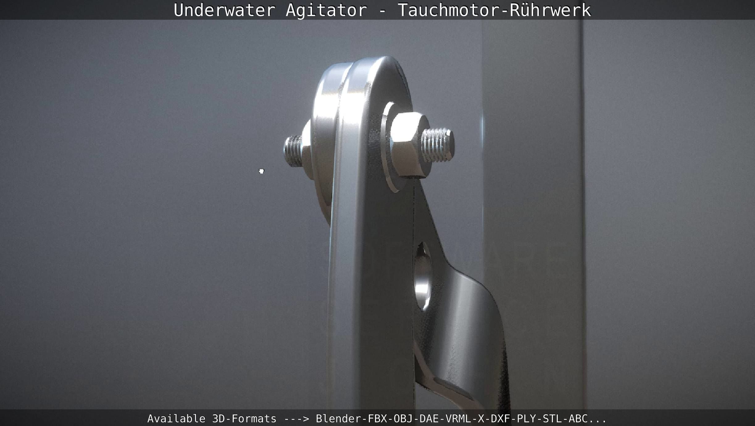 Underwater Agitator - Tauchmotor-Ruehrwerk 1 High-Poly Version 3D model_119