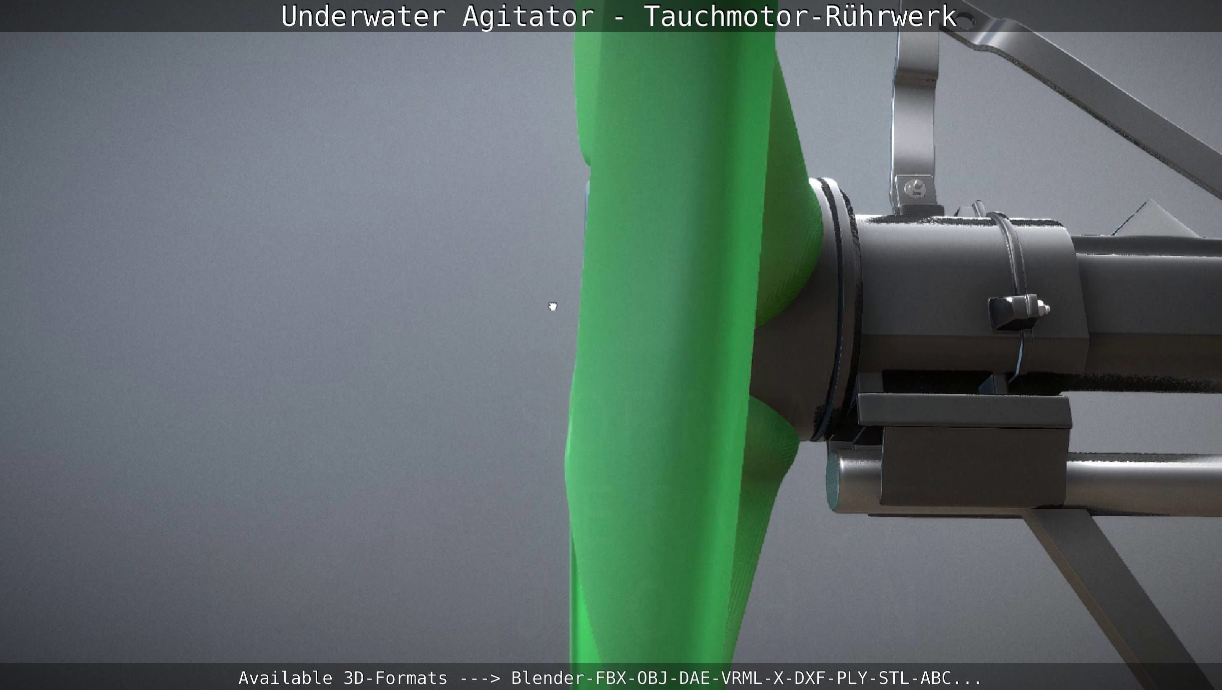 Underwater Agitator - Tauchmotor-Ruehrwerk 1 High-Poly Version 3D model_28