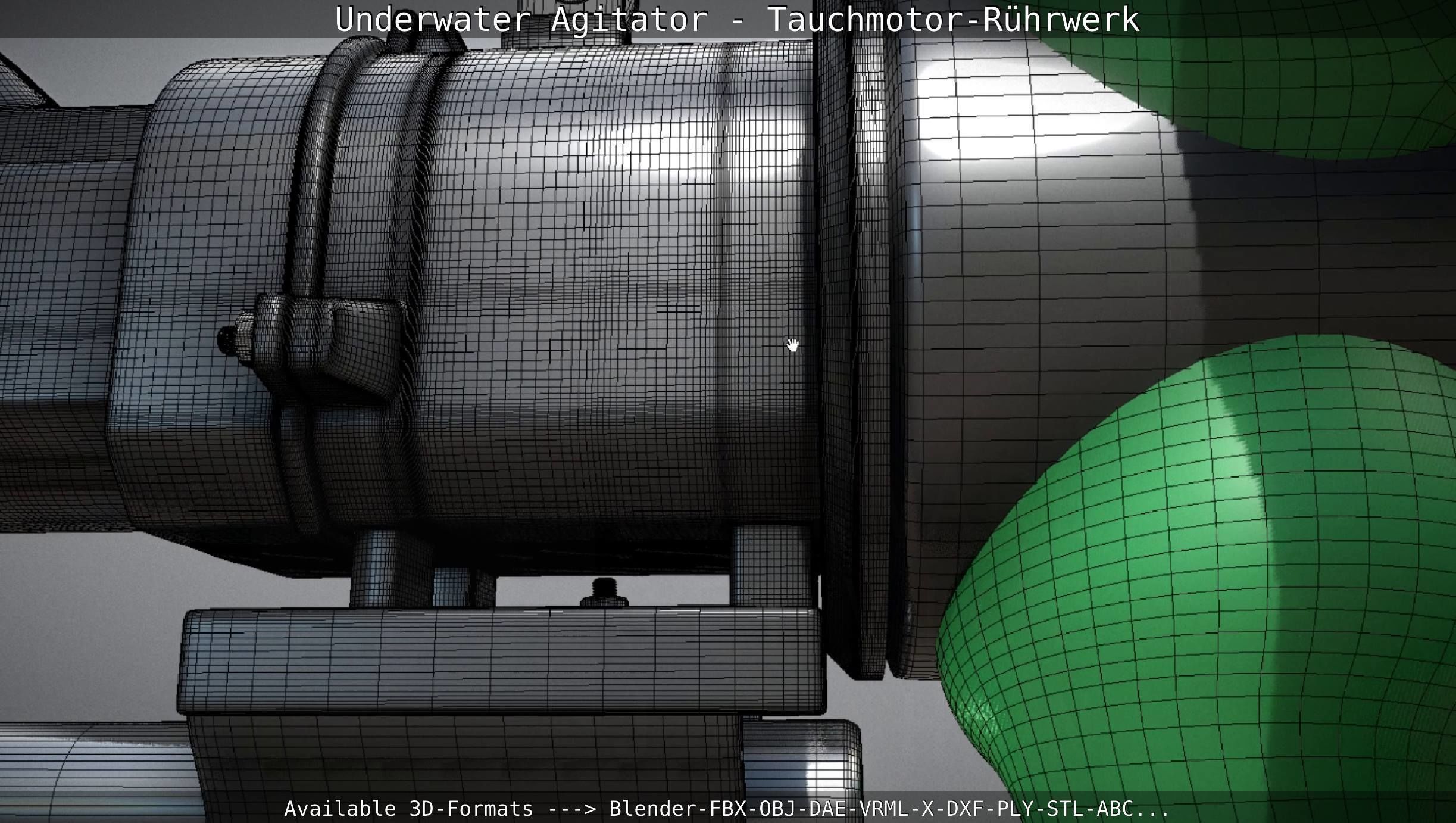 Underwater Agitator - Tauchmotor-Ruehrwerk 1 High-Poly Version 3D model_121