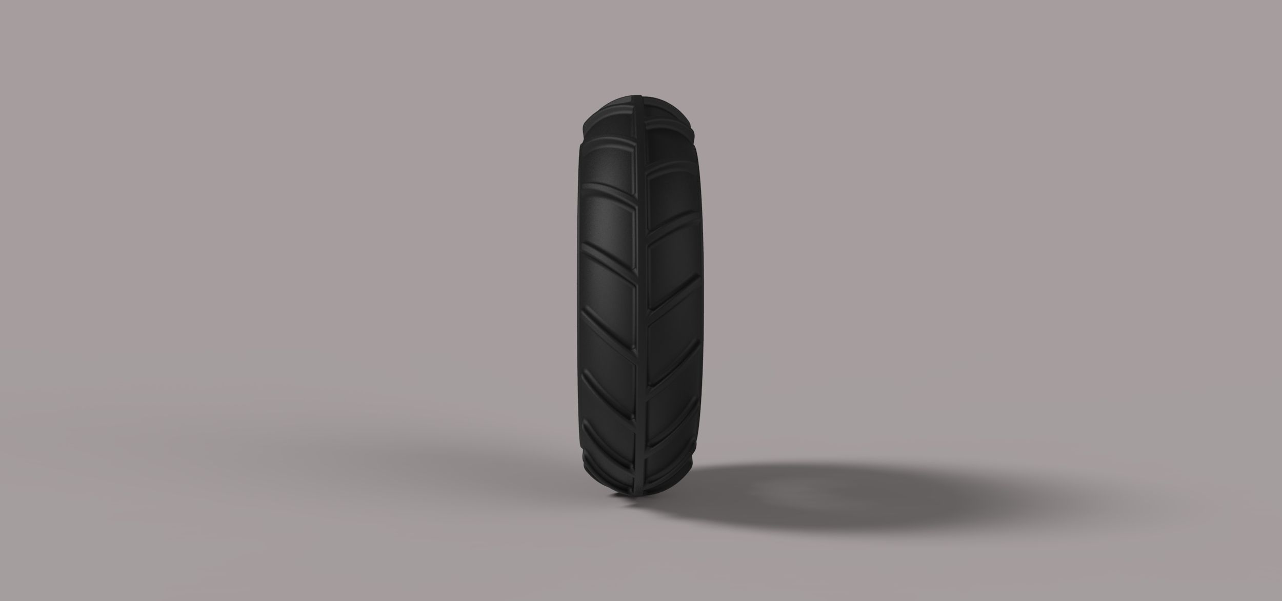 Front wheel from Mud dragster 3D model_2