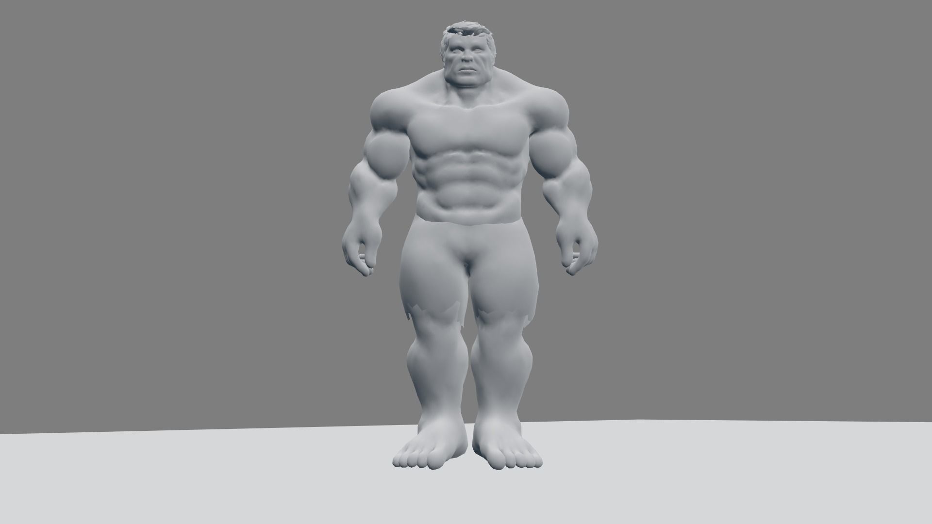 Hulk 2003 Rigged And Animated 3D model_13