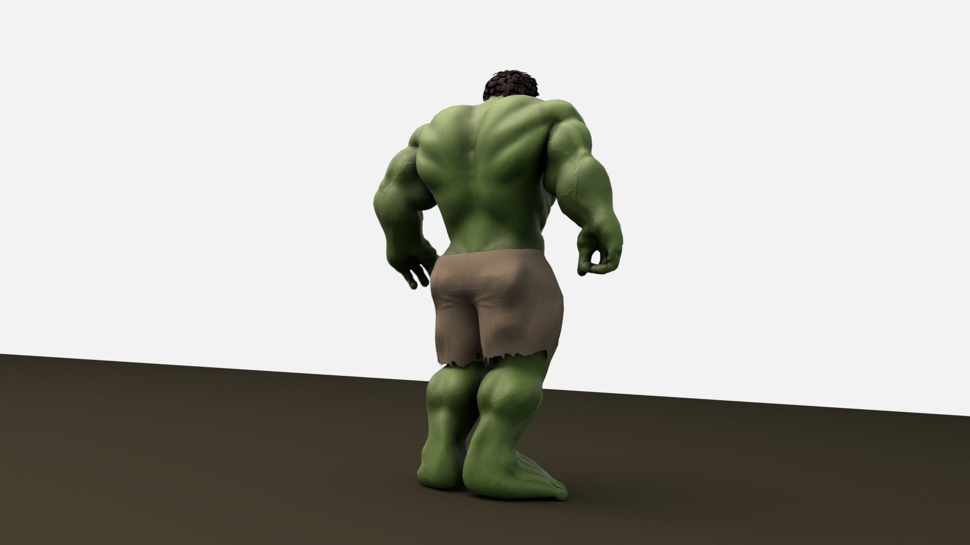 Hulk 2003 Rigged And Animated 3D model_15