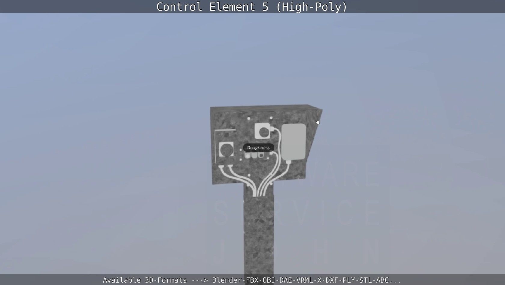 Control Element 5 High-Poly Version 3D model_99