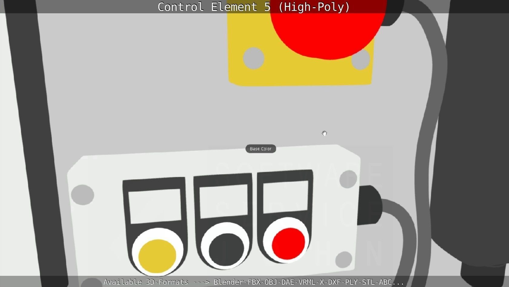 Control Element 5 High-Poly Version 3D model_95