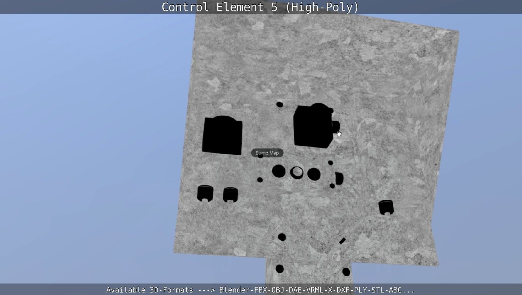Control Element 5 High-Poly Version 3D model_82