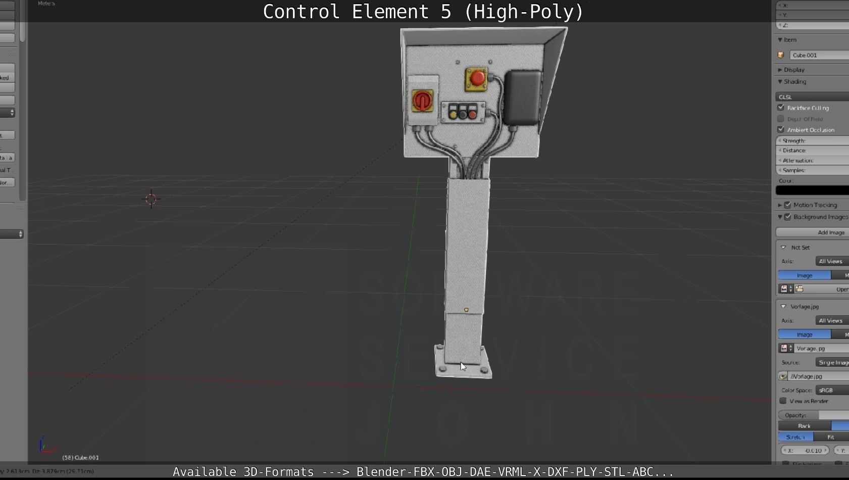 Control Element 5 High-Poly Version 3D model_117