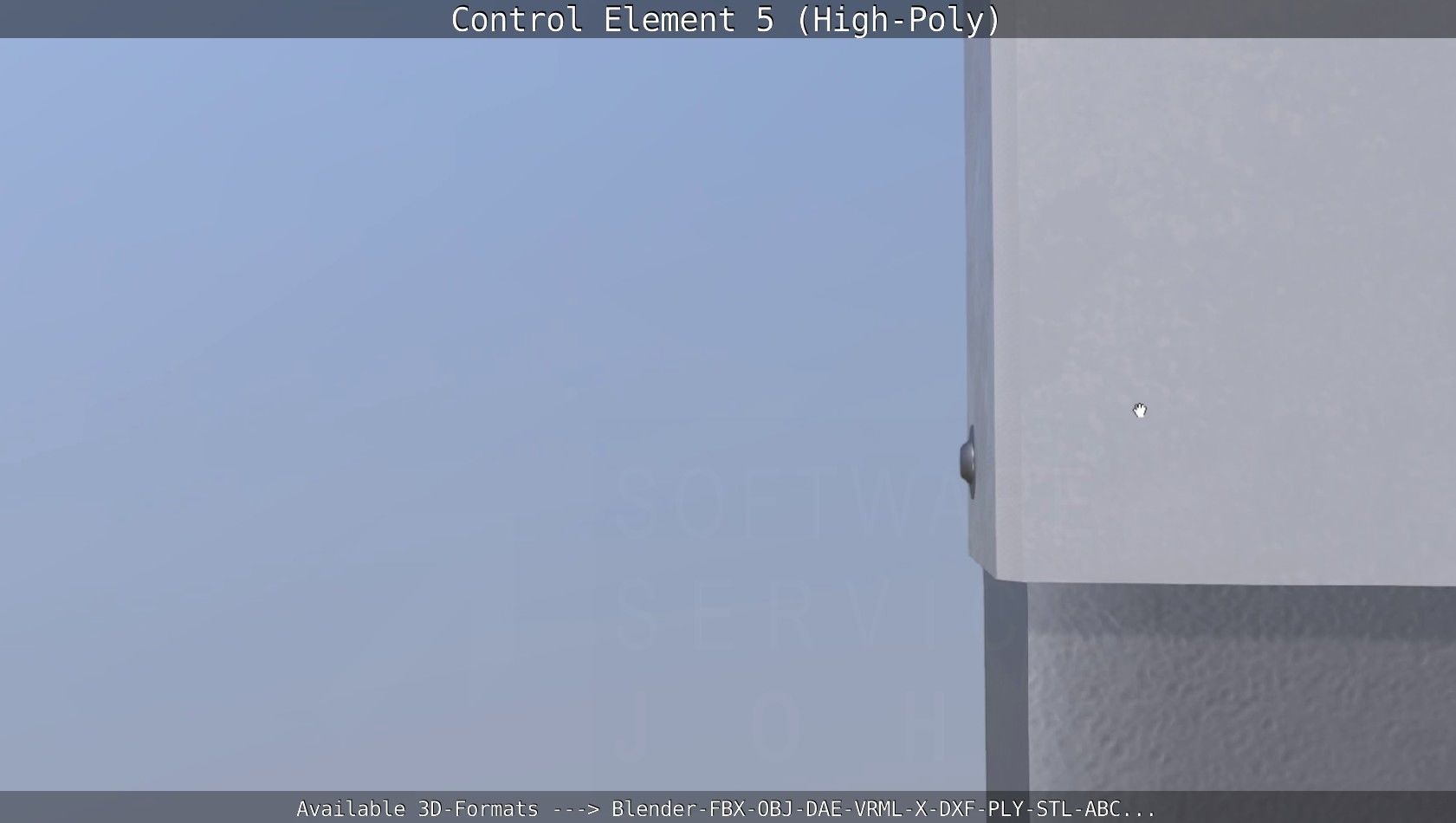 Control Element 5 High-Poly Version 3D model_85