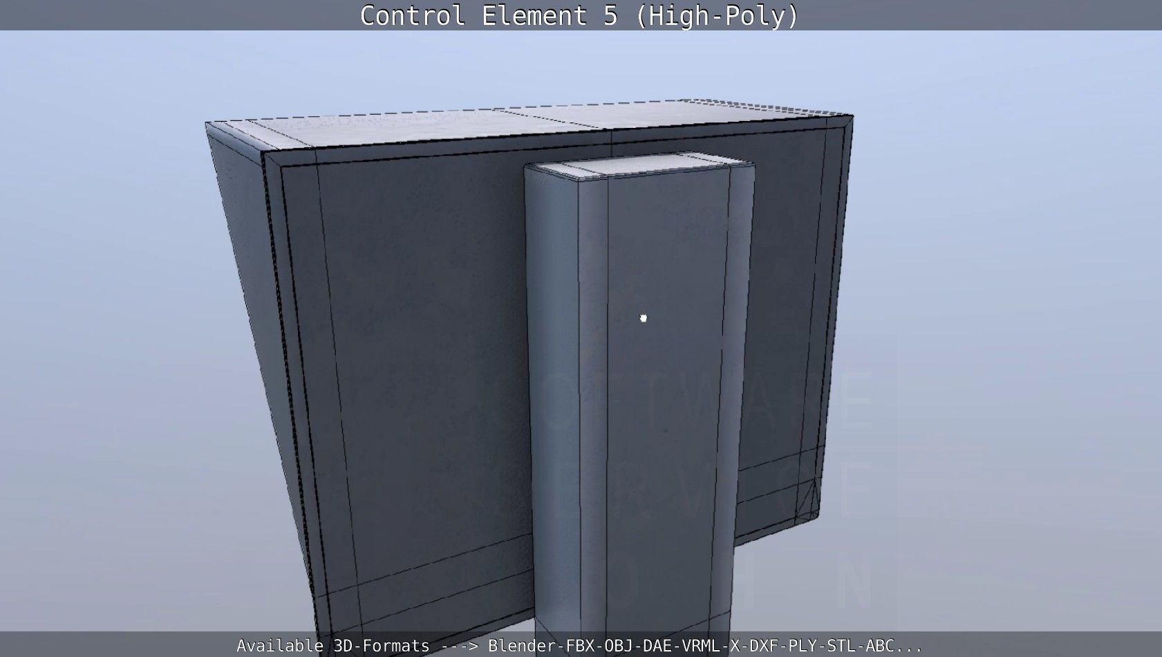 Control Element 5 High-Poly Version 3D model_51