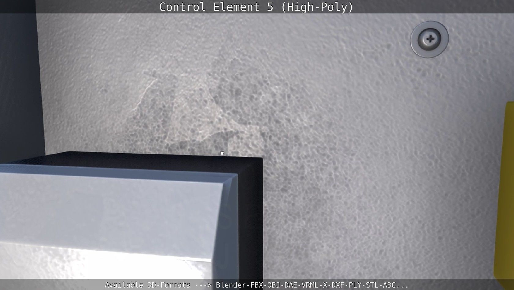 Control Element 5 High-Poly Version 3D model_26