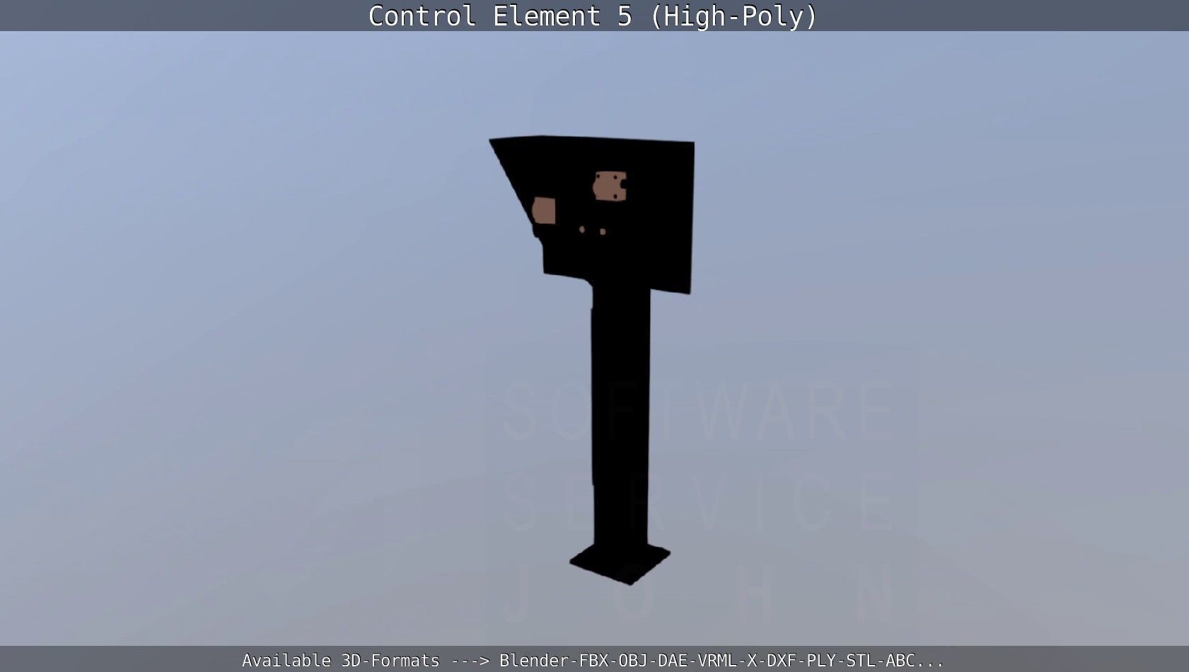 Control Element 5 High-Poly Version 3D model_104