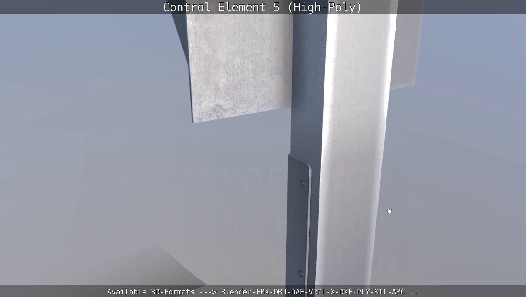 Control Element 5 High-Poly Version 3D model_108