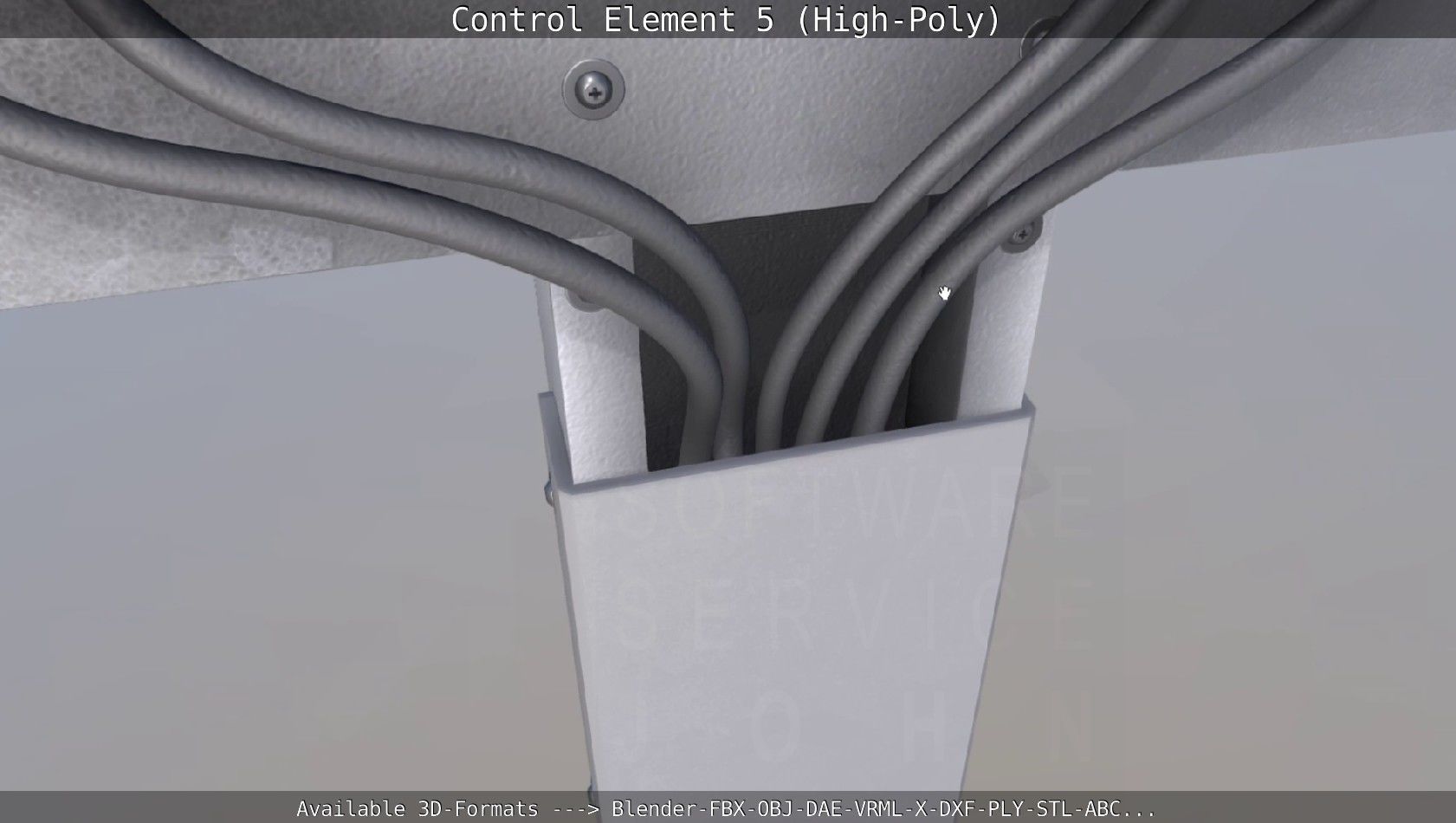 Control Element 5 High-Poly Version 3D model_44