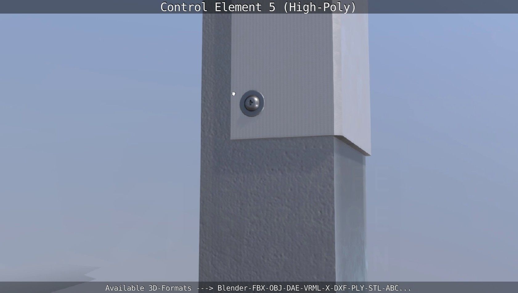 Control Element 5 High-Poly Version 3D model_71