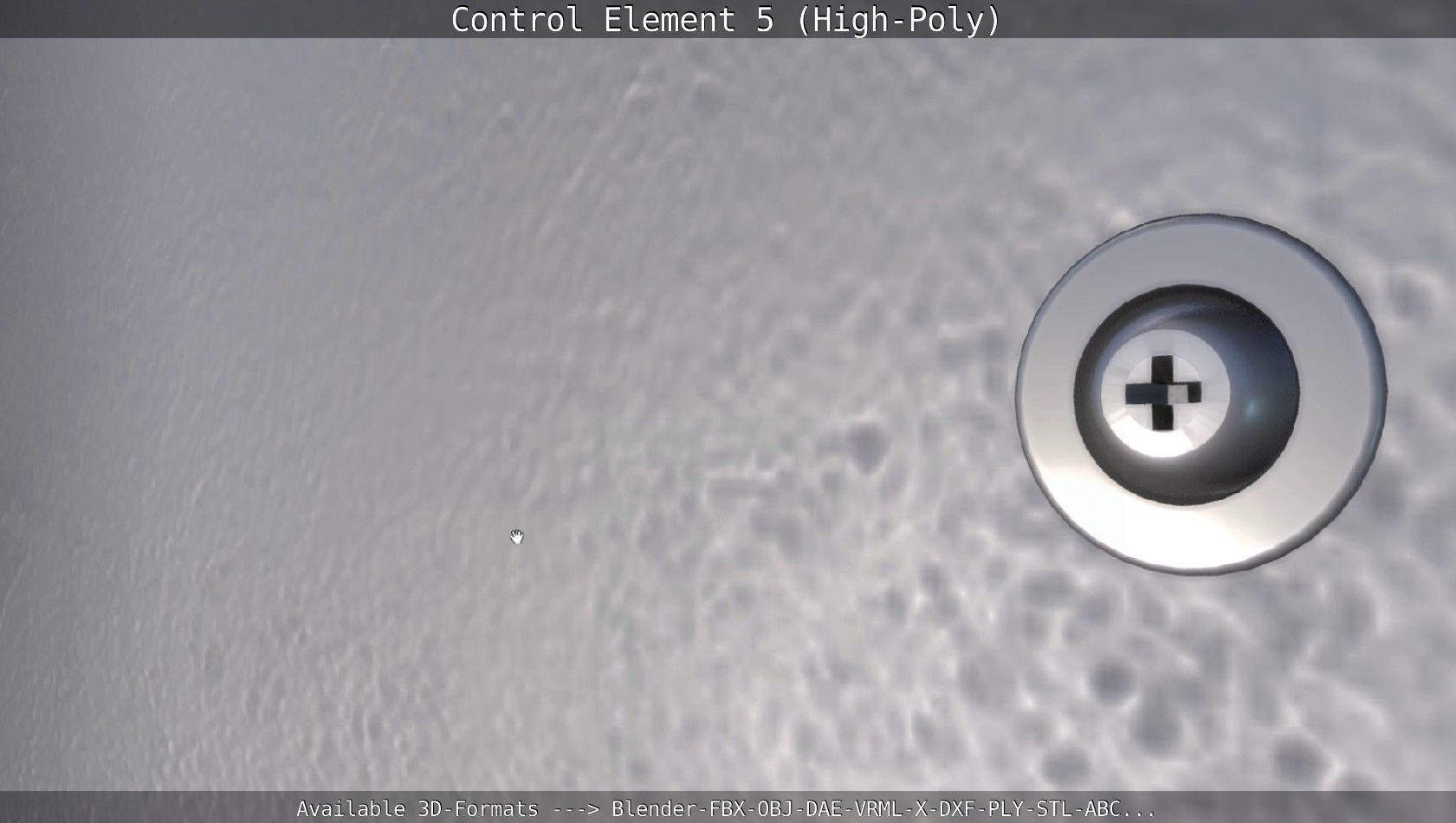 Control Element 5 High-Poly Version 3D model_29