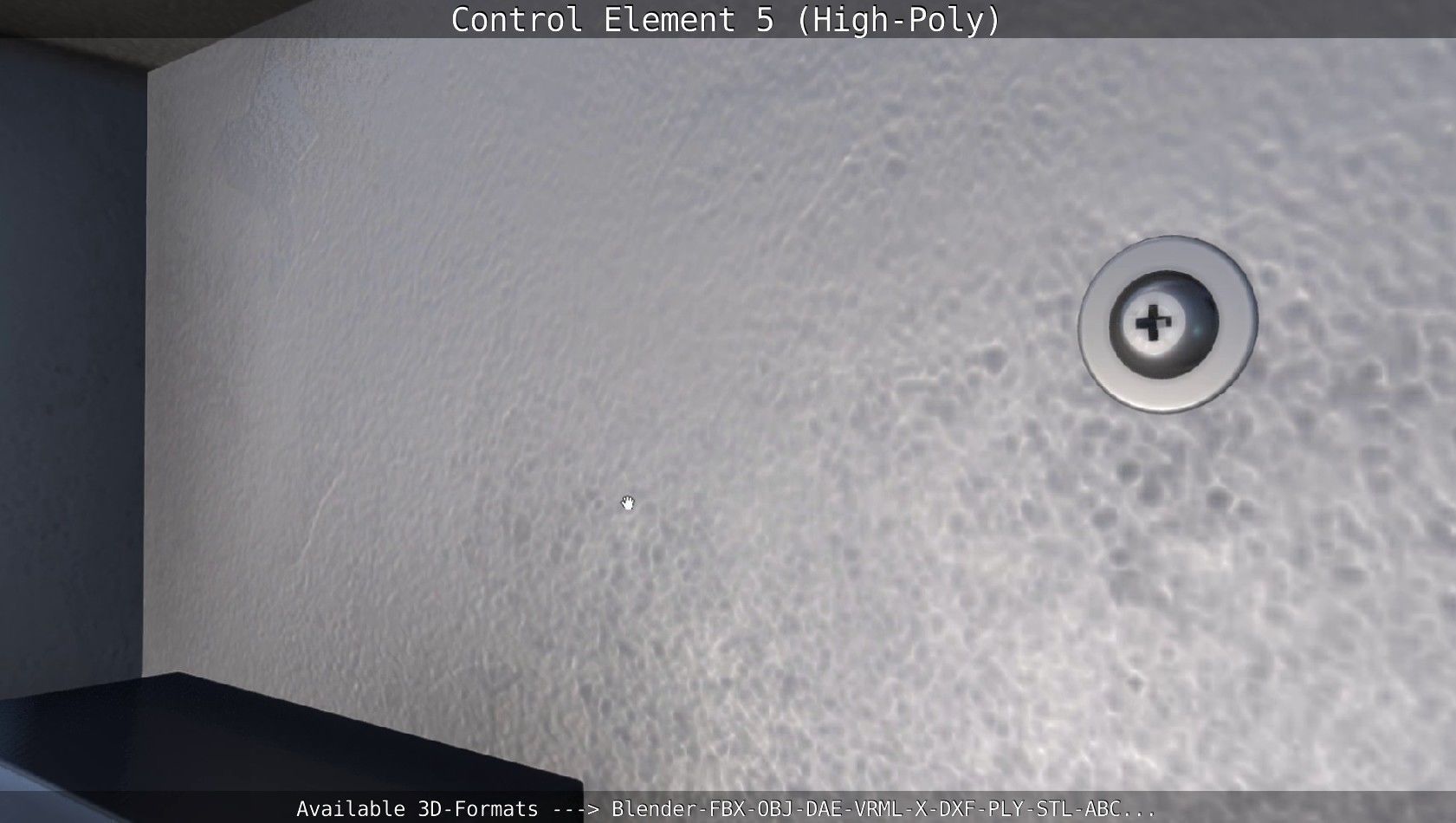 Control Element 5 High-Poly Version 3D model_28