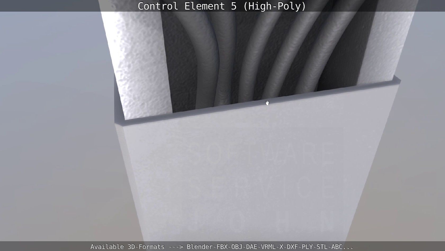 Control Element 5 High-Poly Version 3D model_46