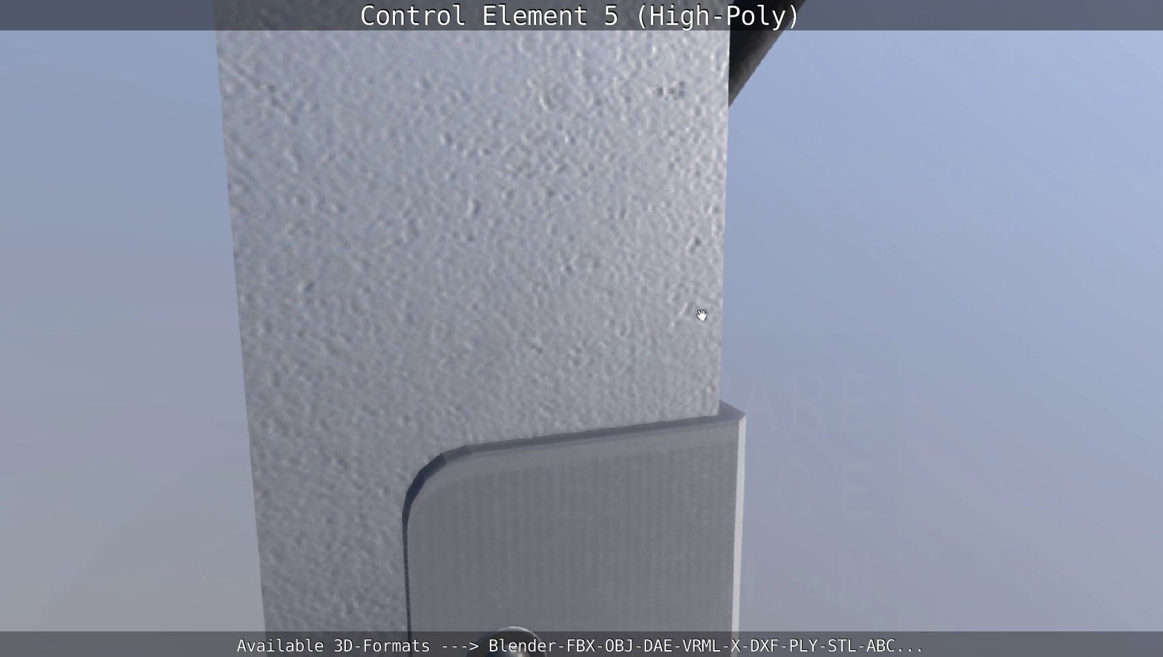 Control Element 5 High-Poly Version 3D model_61