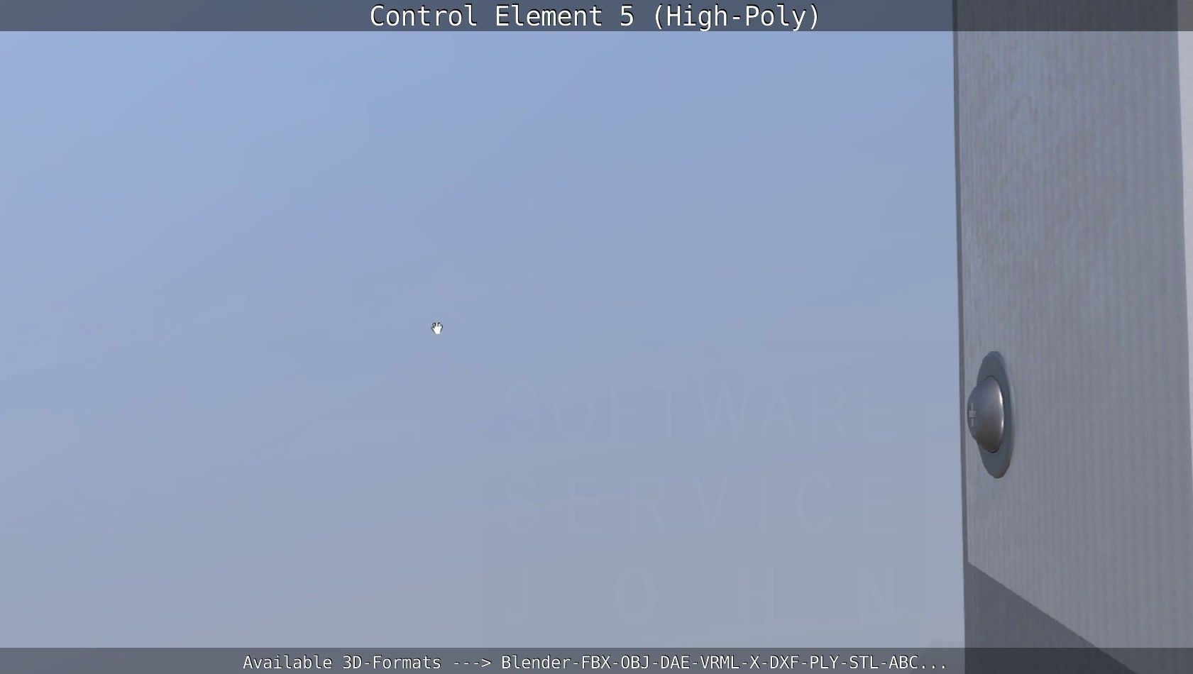 Control Element 5 High-Poly Version 3D model_83