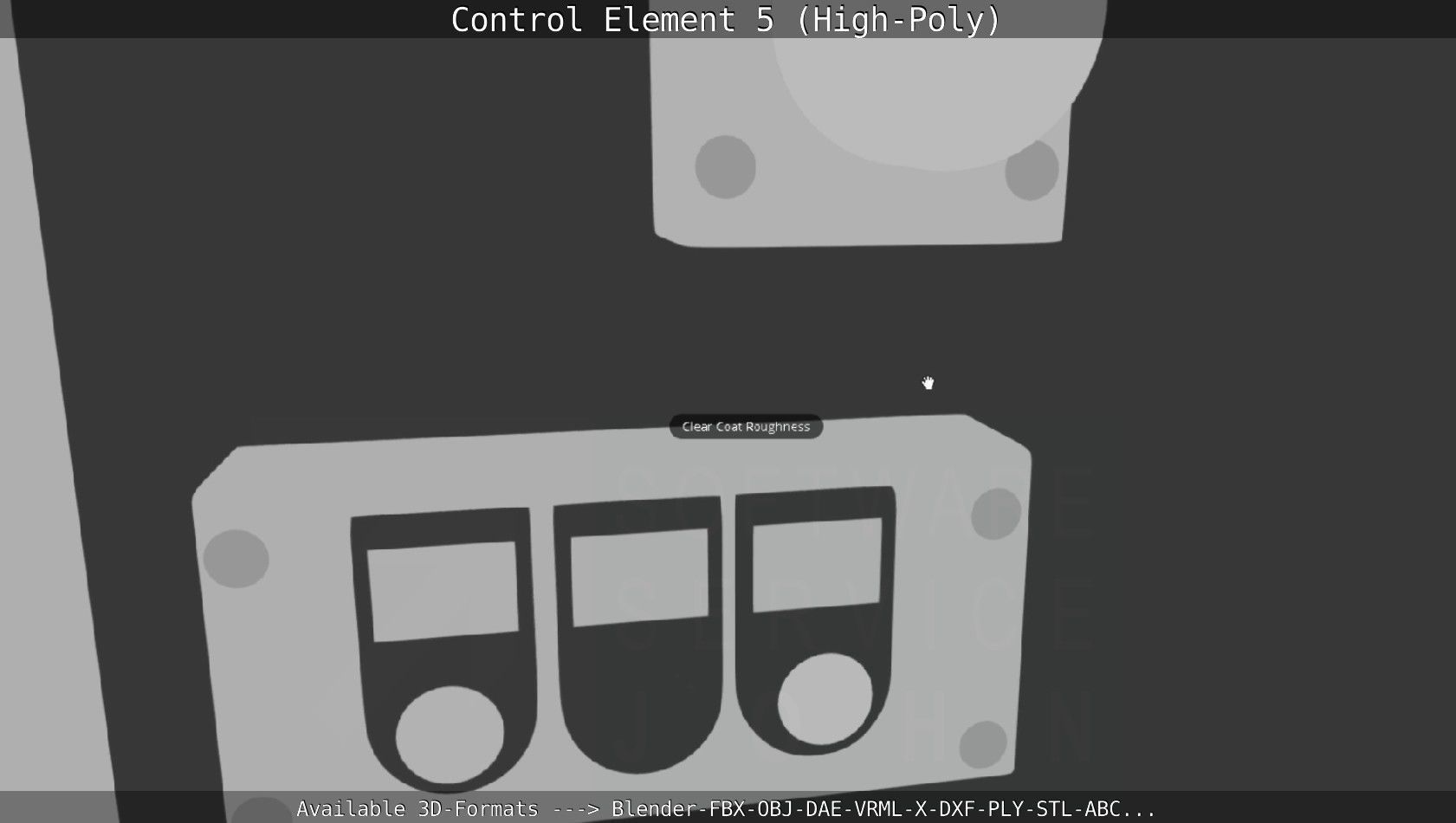 Control Element 5 High-Poly Version 3D model_93