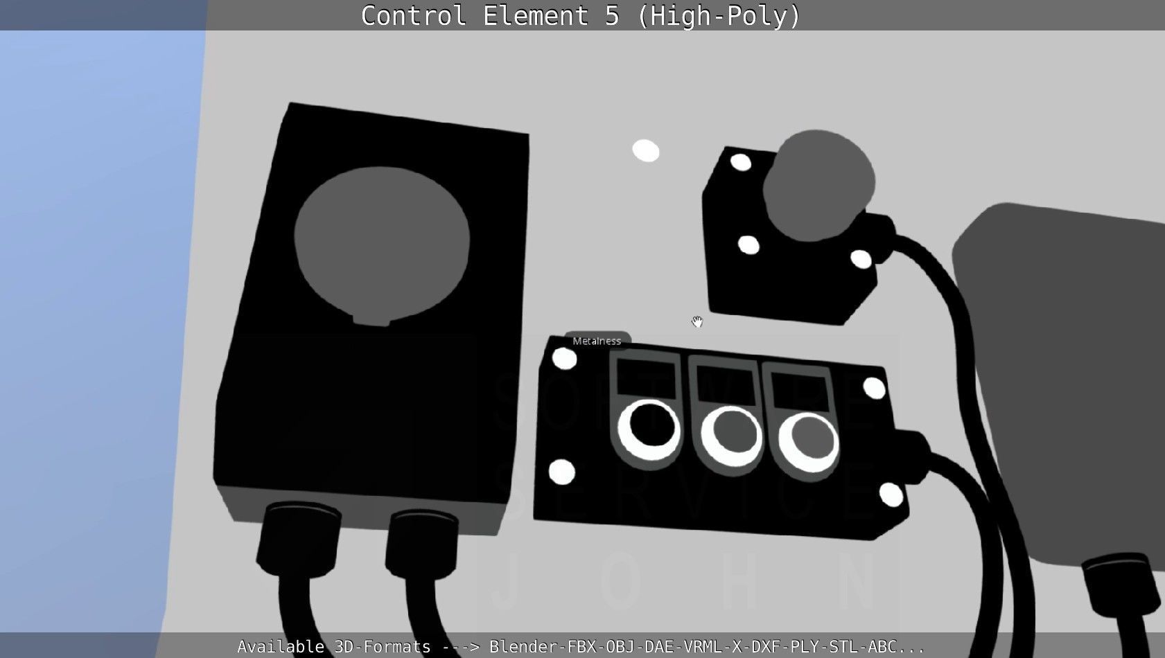 Control Element 5 High-Poly Version 3D model_68