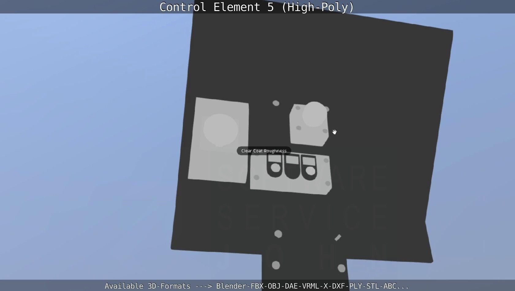 Control Element 5 High-Poly Version 3D model_78