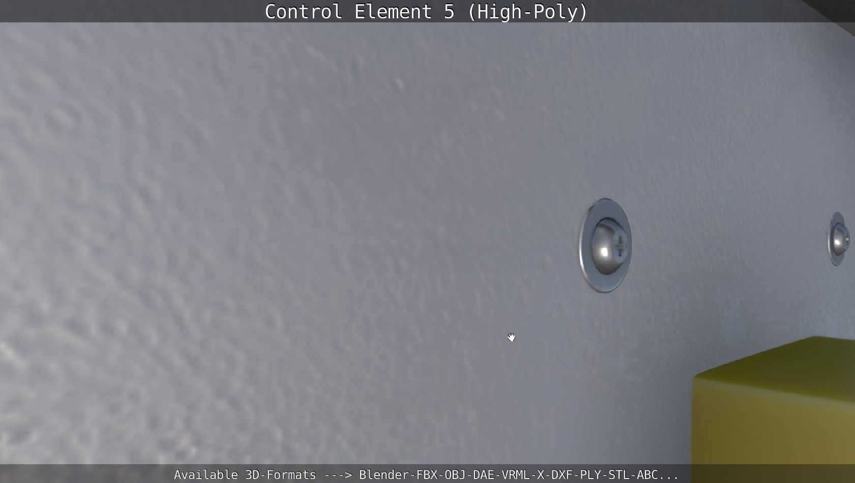 Control Element 5 High-Poly Version 3D model_32