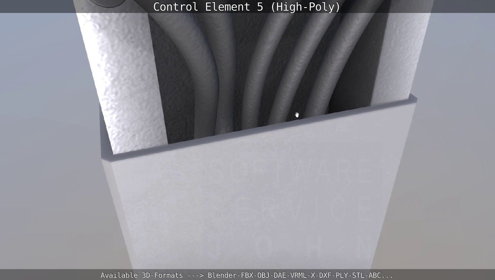 Control Element 5 High-Poly Version 3D model_50