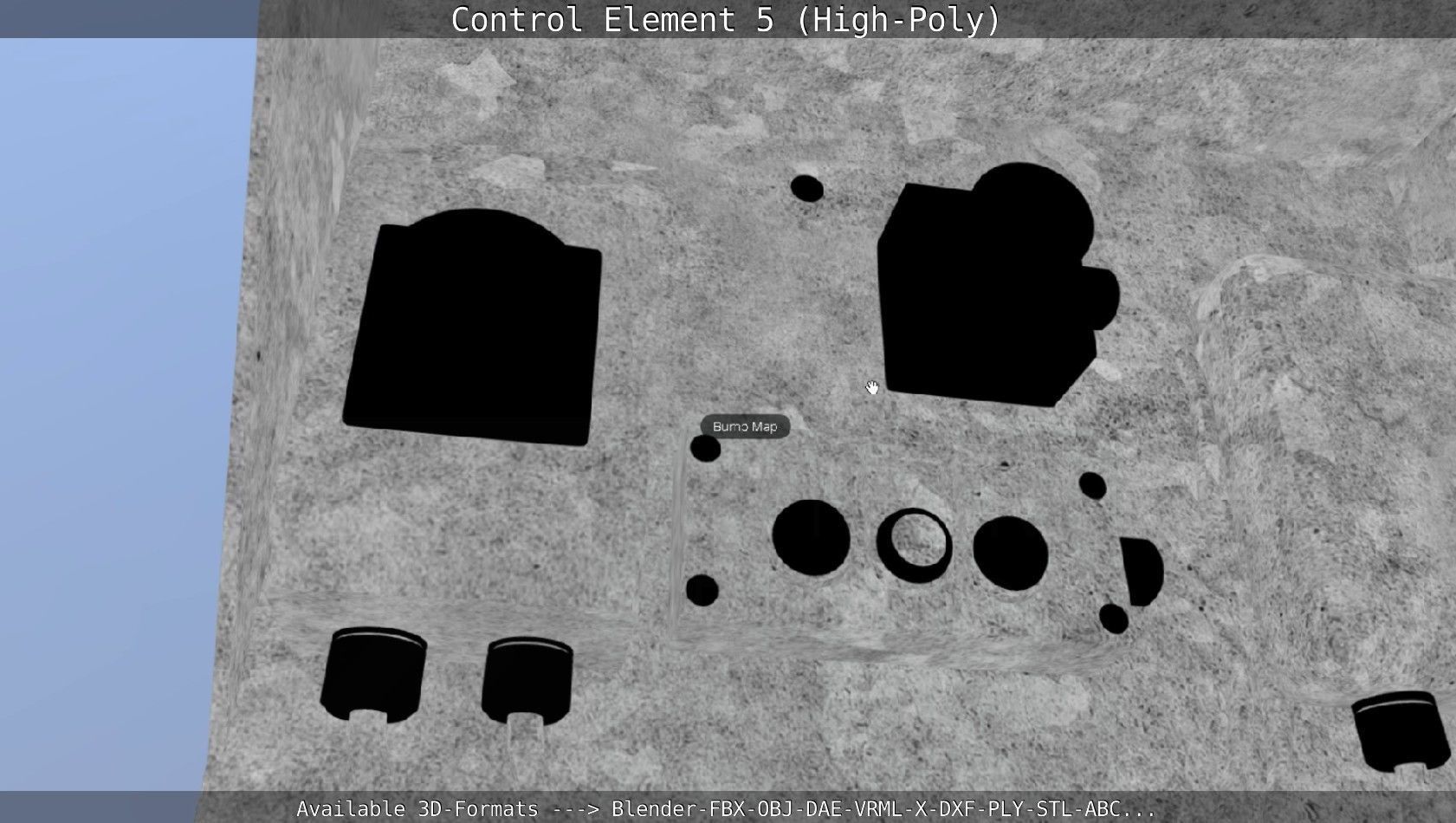 Control Element 5 High-Poly Version 3D model_74