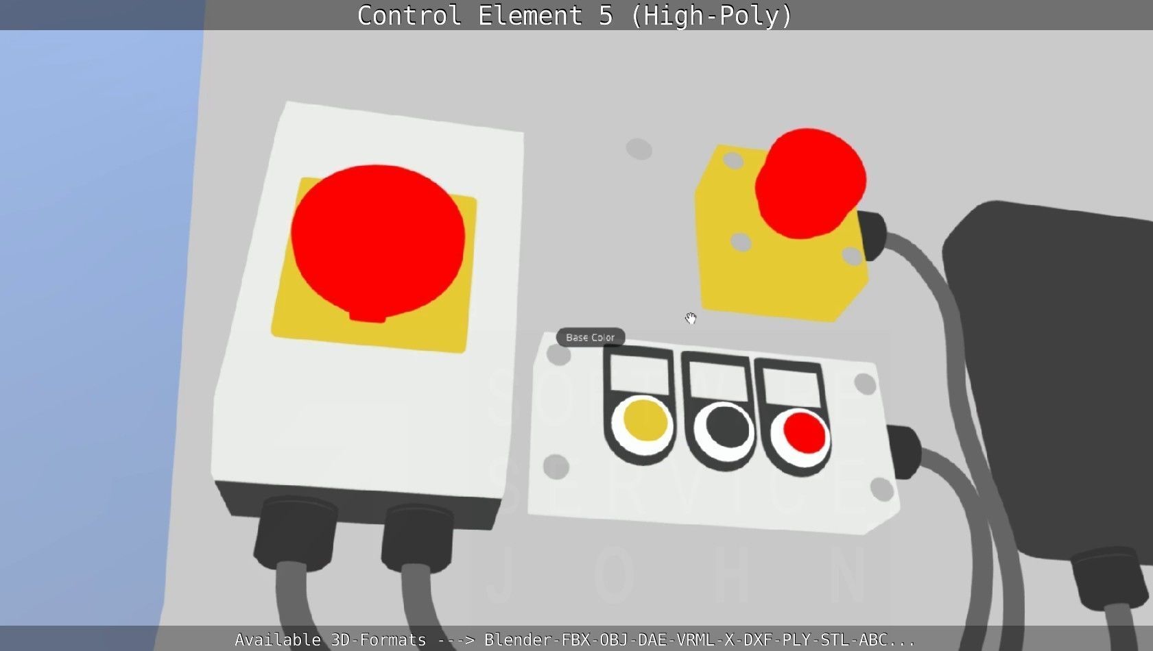 Control Element 5 High-Poly Version 3D model_64