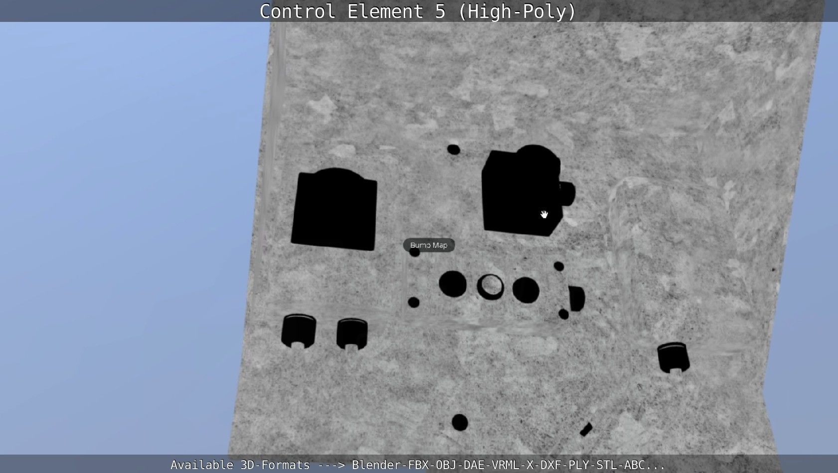 Control Element 5 High-Poly Version 3D model_79