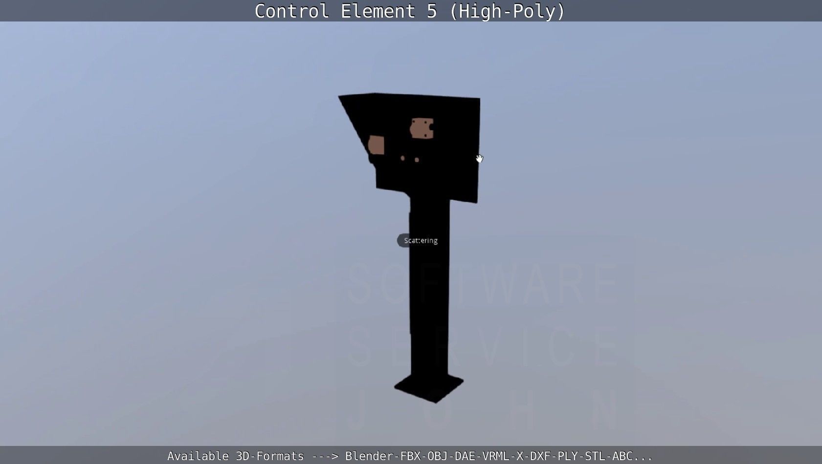 Control Element 5 High-Poly Version 3D model_103