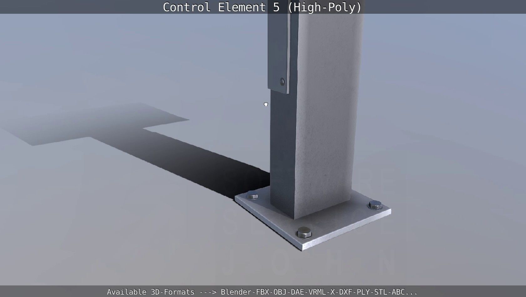 Control Element 5 High-Poly Version 3D model_102