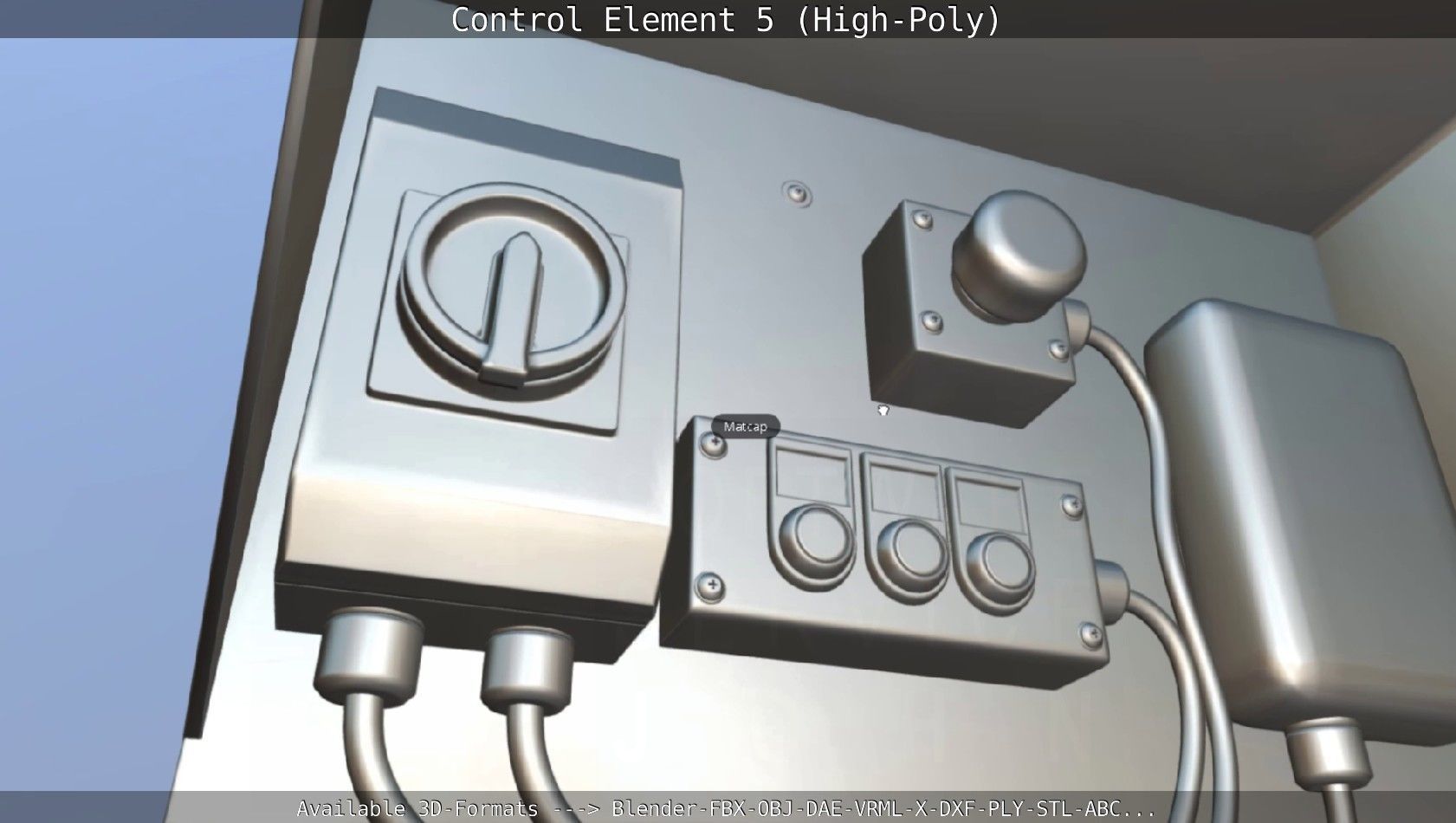 Control Element 5 High-Poly Version 3D model_62