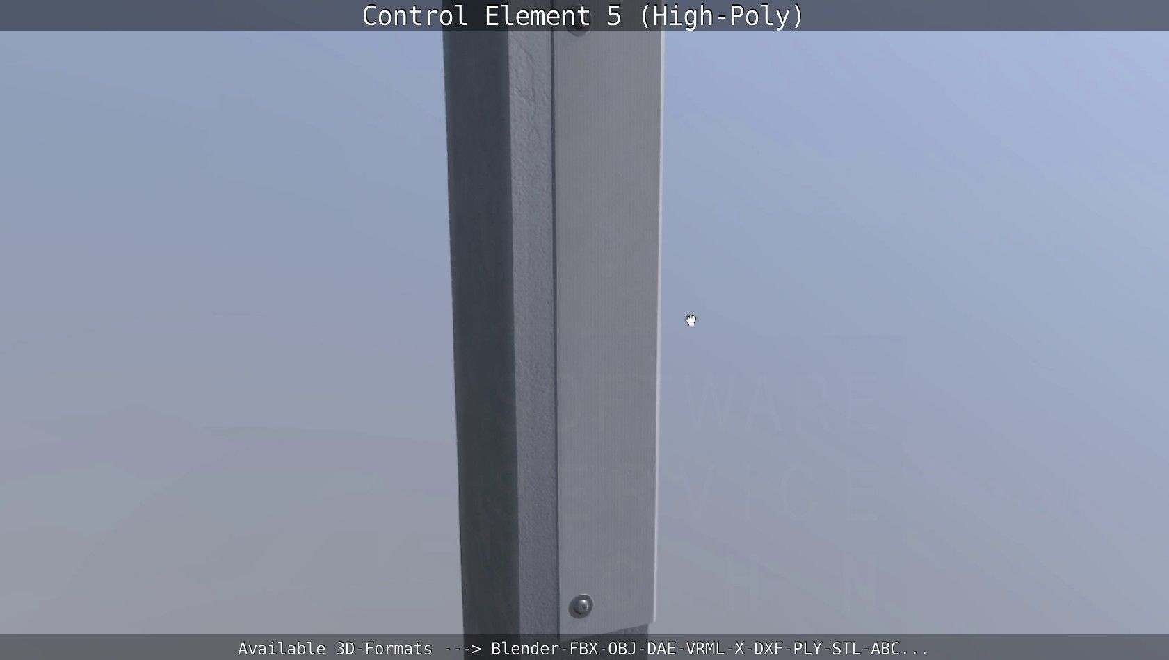 Control Element 5 High-Poly Version 3D model_67