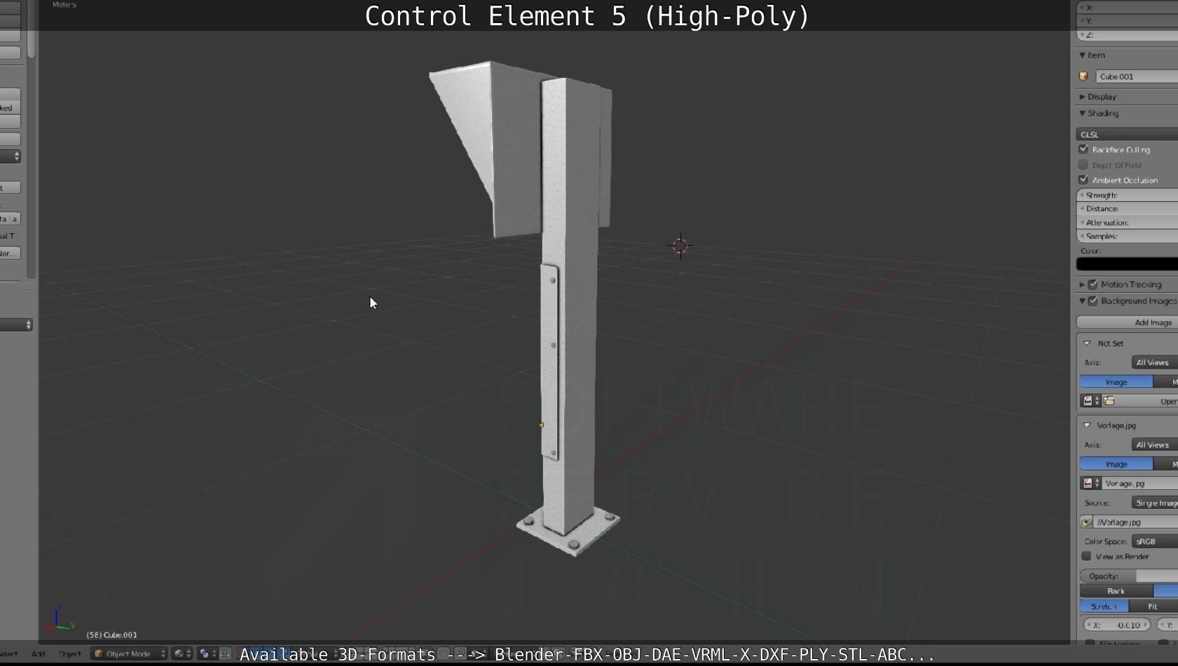 Control Element 5 High-Poly Version 3D model_114