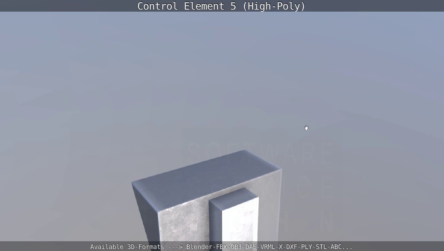 Control Element 5 High-Poly Version 3D model_110