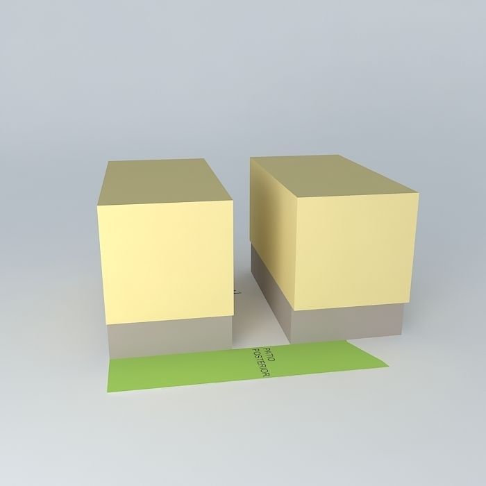 SECOND YEAR DIGITAL BASIC COURT Free 3D model_2