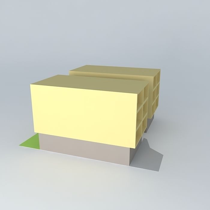 SECOND YEAR DIGITAL BASIC COURT Free 3D model_1