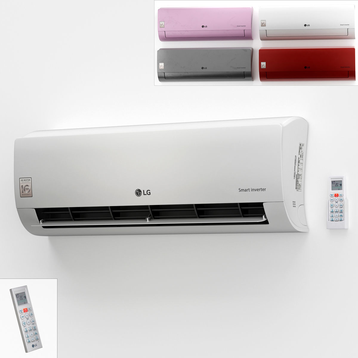 split system set 3D Model Collection_4