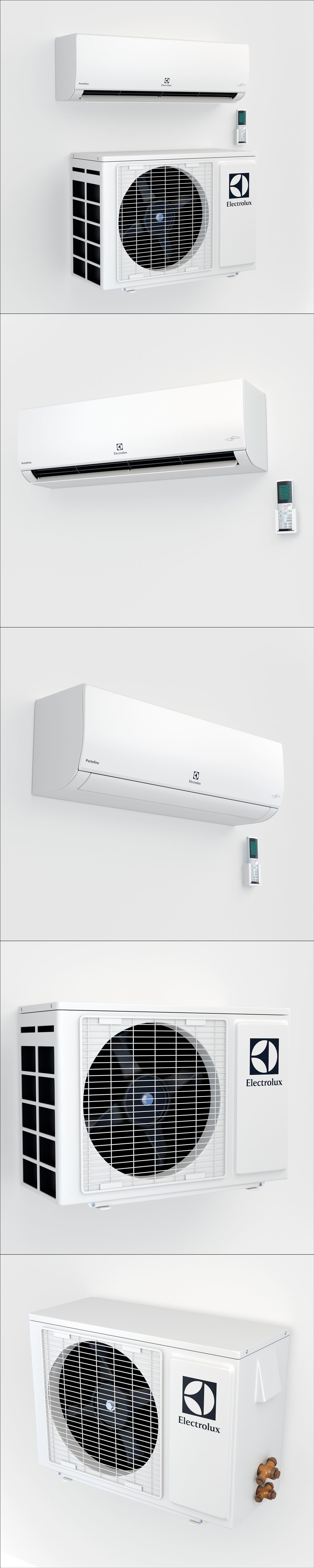 split system set 3D Model Collection_8