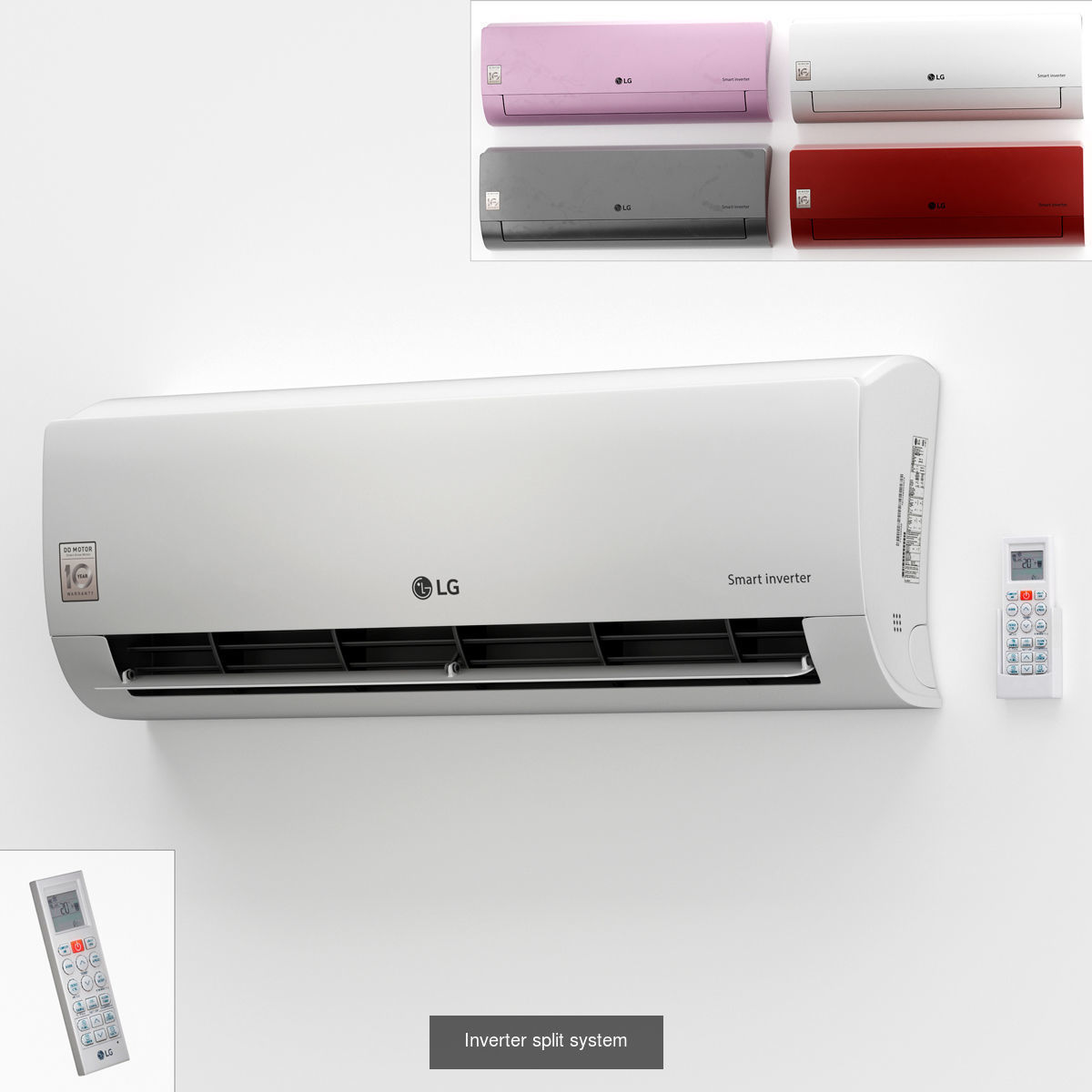 split system set 3D Model Collection_1