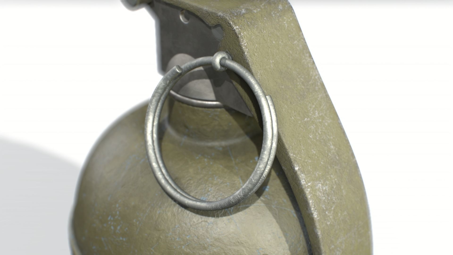 American Frag hand grenade PACK M26 M67 MK2 MK3 3D model_12